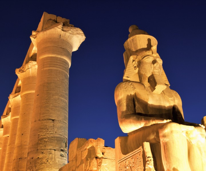 Temple of Luxor, Egypt at night
